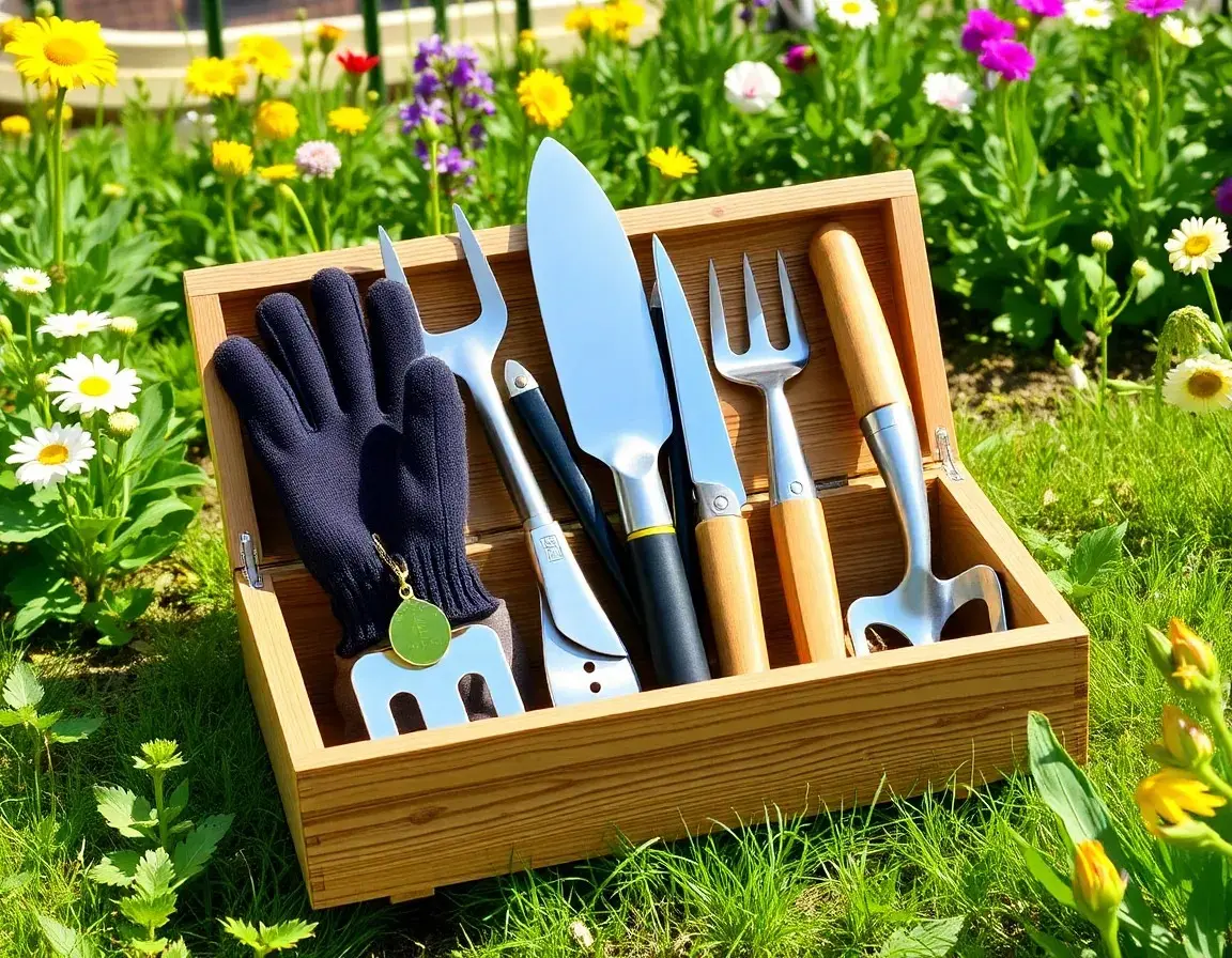 Set di Attrezzi da Giardinaggio di lusso