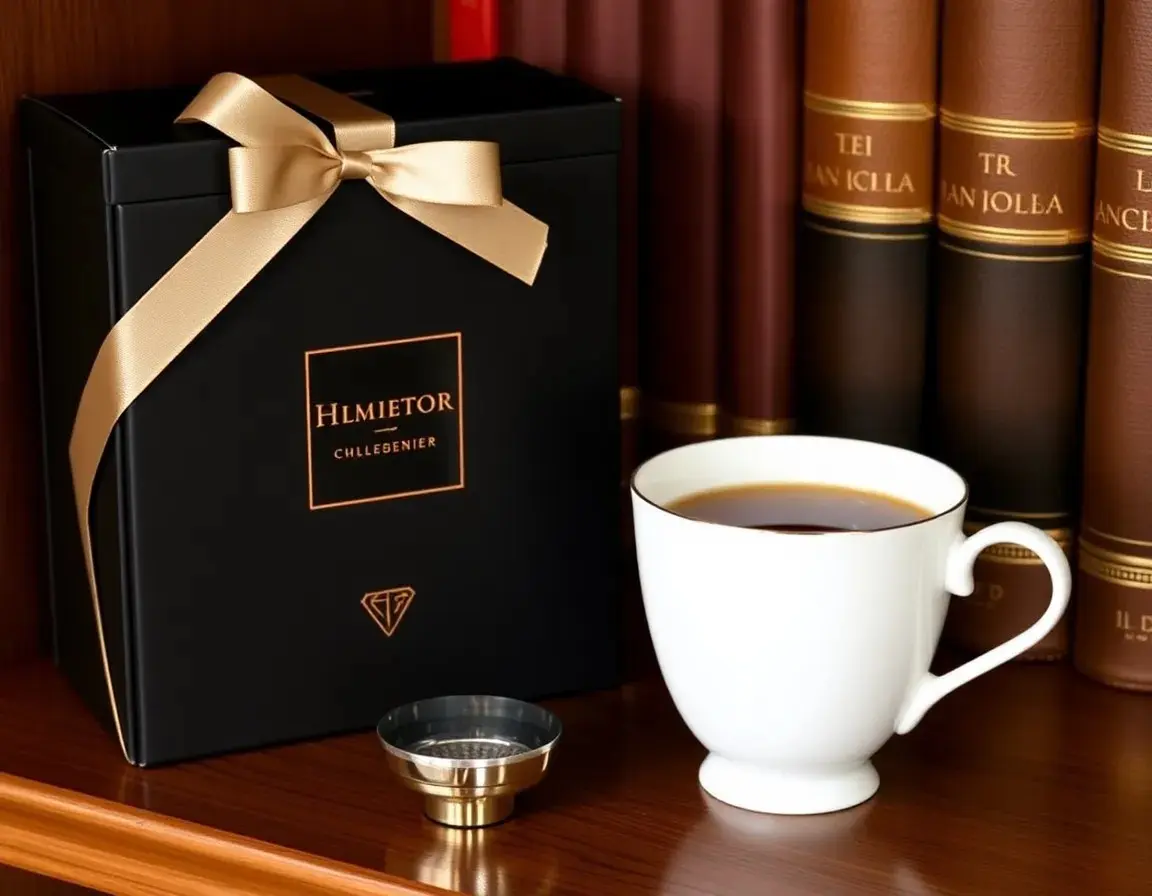 Set di Tè di Lusso con Tazza e Filtro