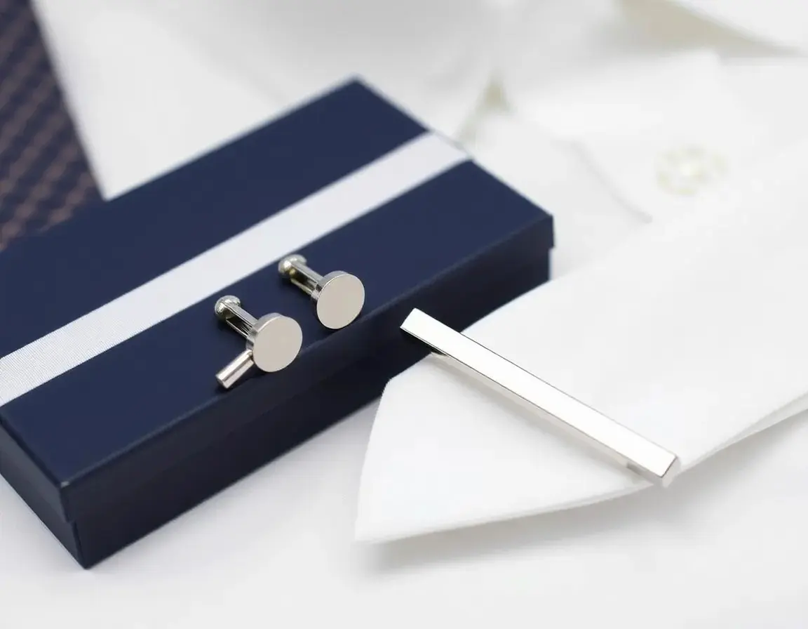 Set di Gemelli e Fermacravatta di Lusso