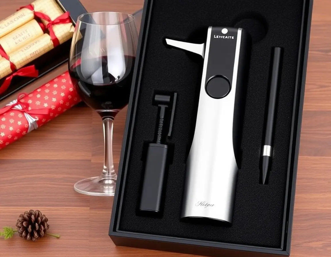 Set Apribottiglie Elettrico per Vino
