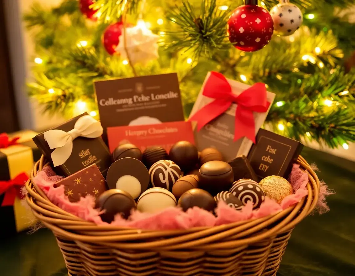 Cesto Regalo Cioccolato Gourmet