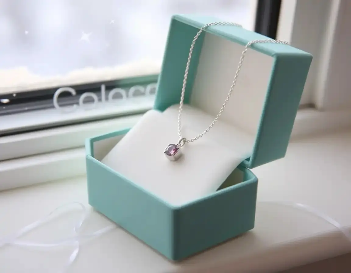 Collana Pietra di Nascita Argento Sterling