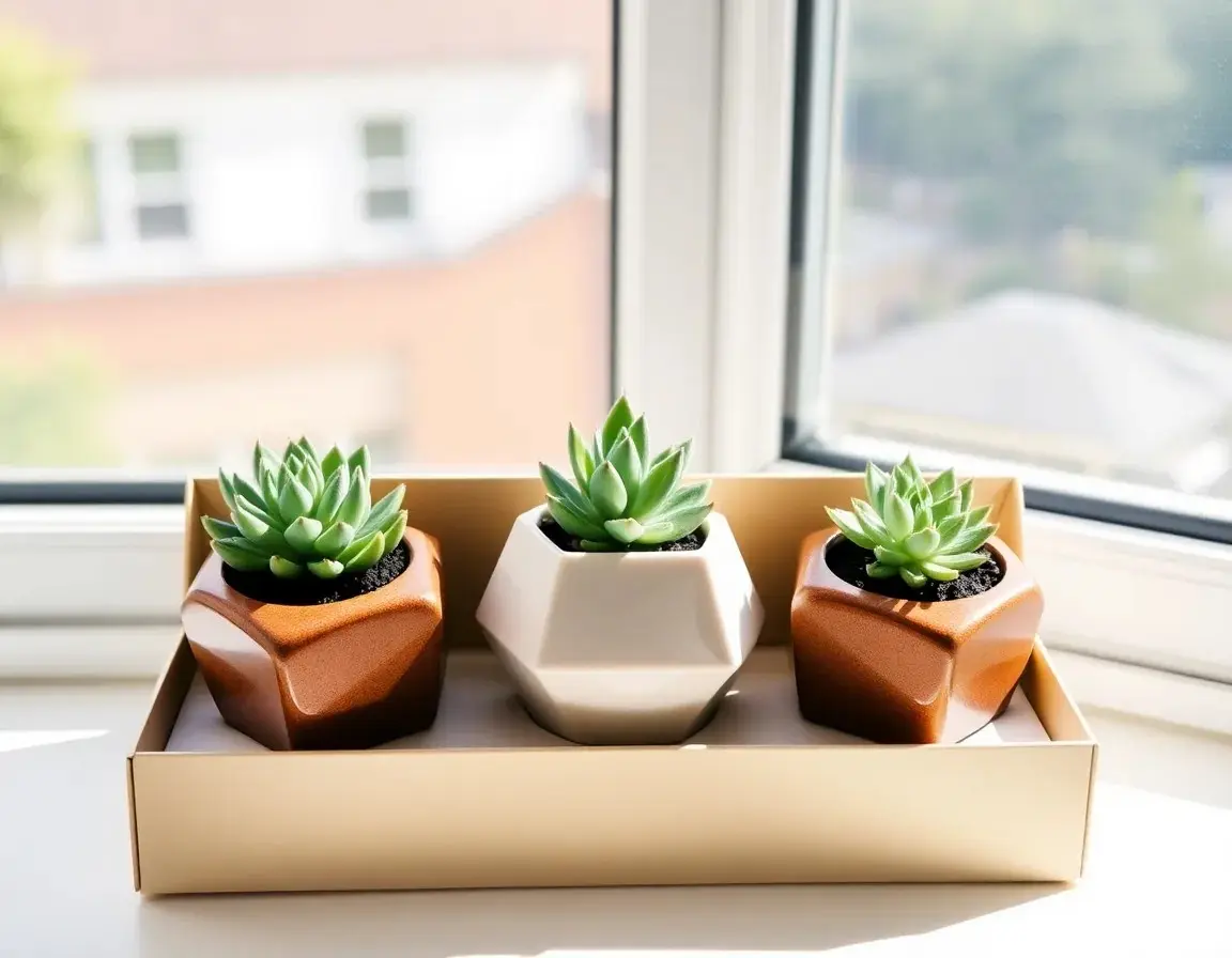 Set di Fioriere per Succulente