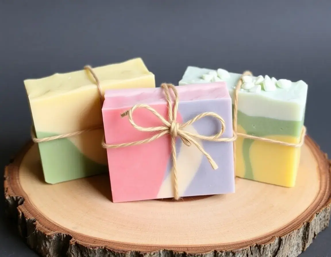 Set di Saponette Artigianali Fatte a Mano